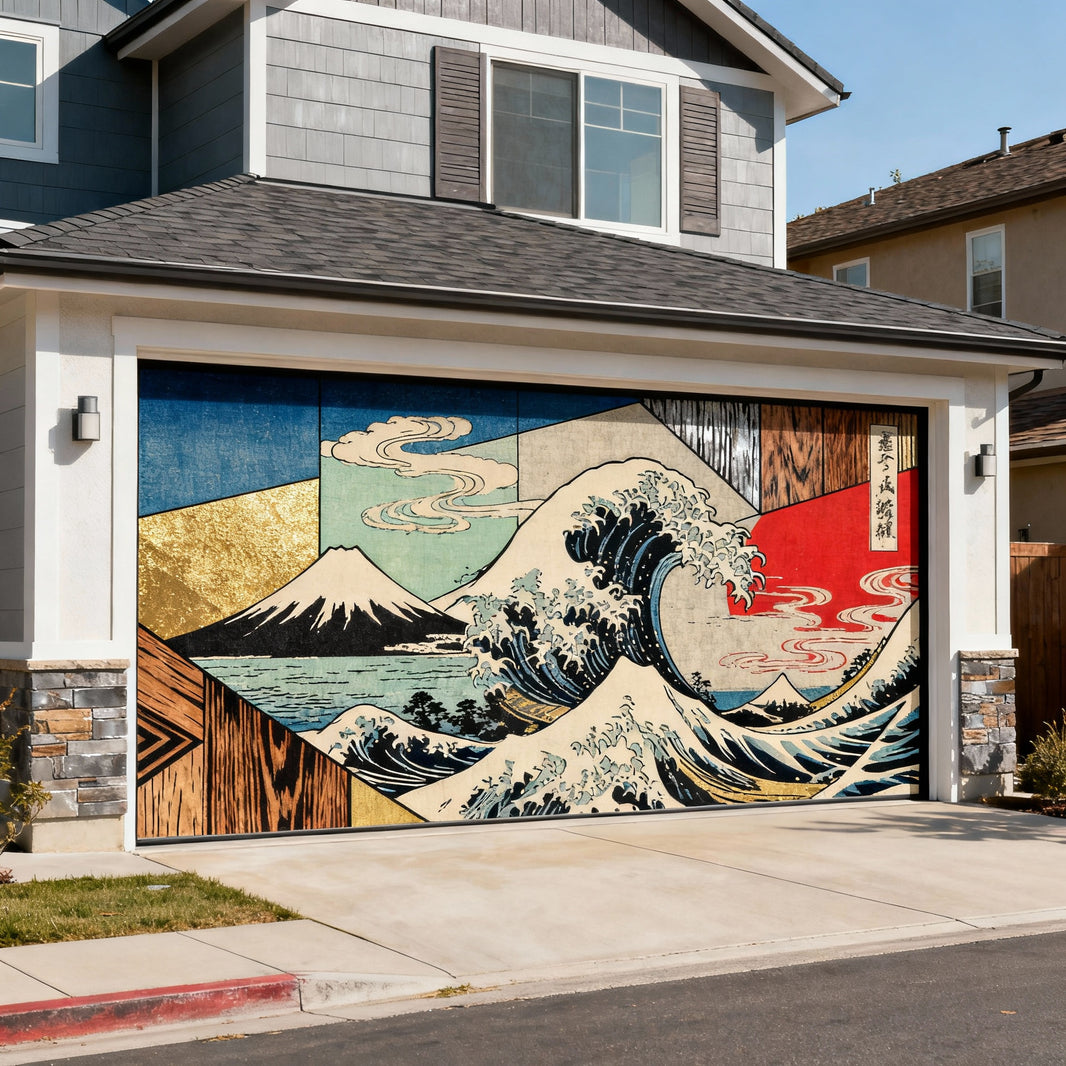 Magnetic Garage Door Cover – Oversized Double Door