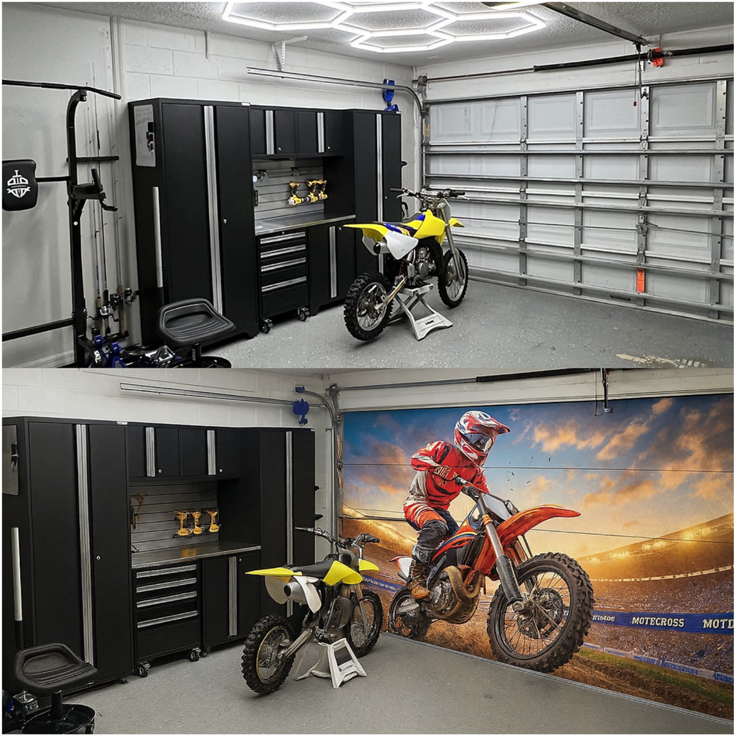 Magnetic Garage Door Cover – Double Door