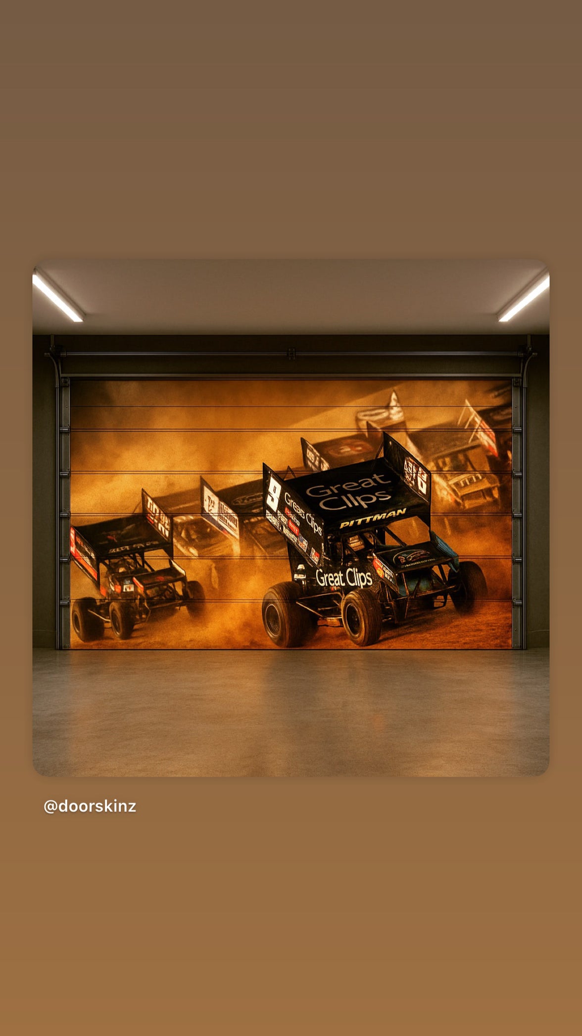 Magnetic Garage Door Cover – Double Door