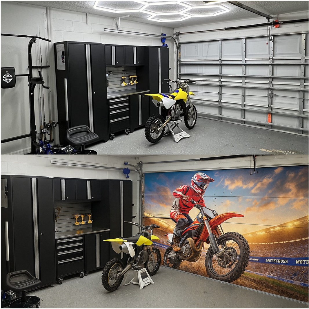 Magnetic Garage Door Cover – Double Door