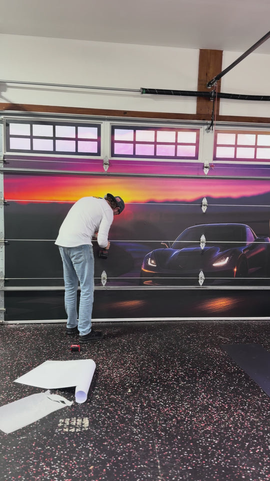 Magnetic Garage Door Cover – Single Door